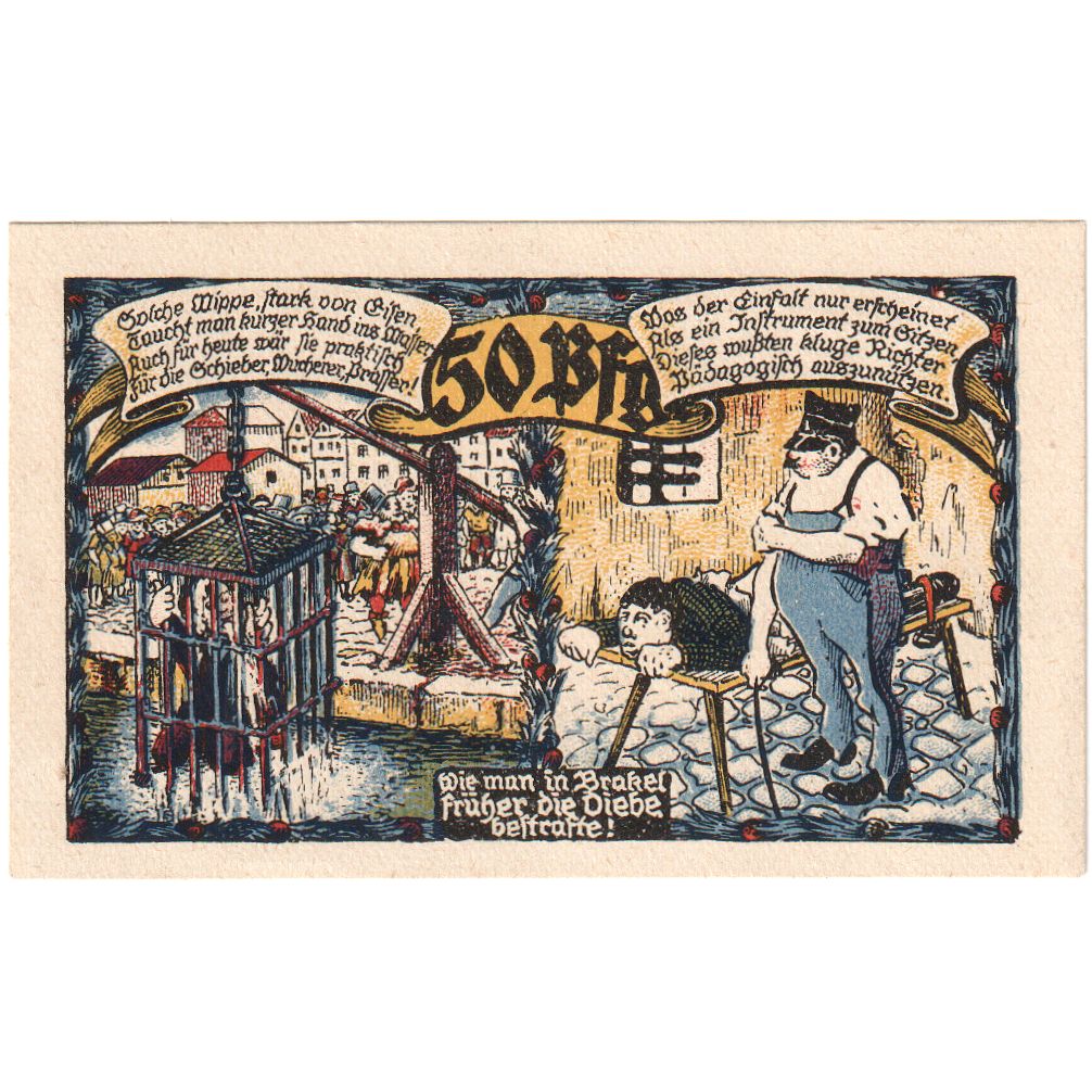 Alemania, Brakel, 50 Pfennig, 1922-03-01, SC