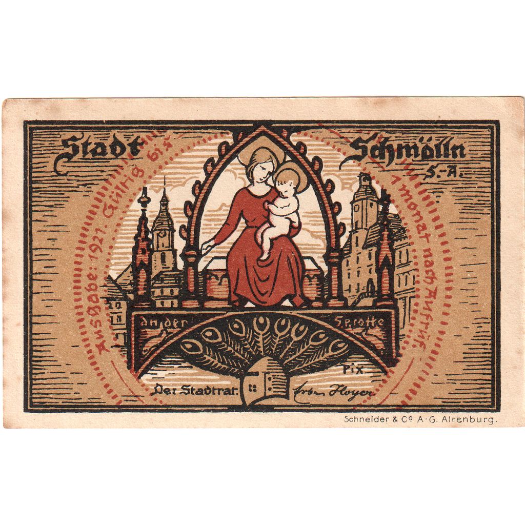 Alemania, Schmolln, 10 Pfennig, MBC