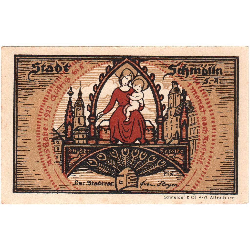 Alemania, Schmolln, 20 Pfennig, MBC+