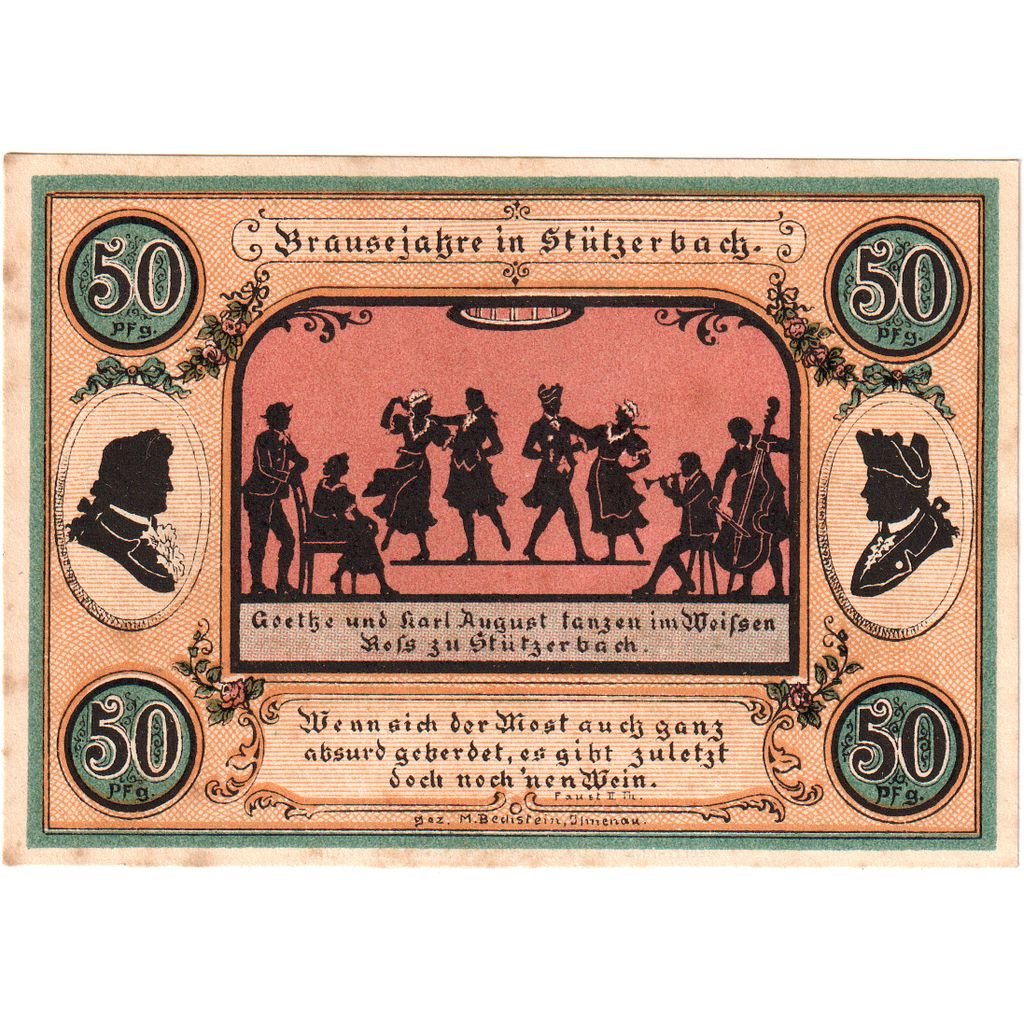 Alemania, Stützerbach, 50 Pfennig, MBC