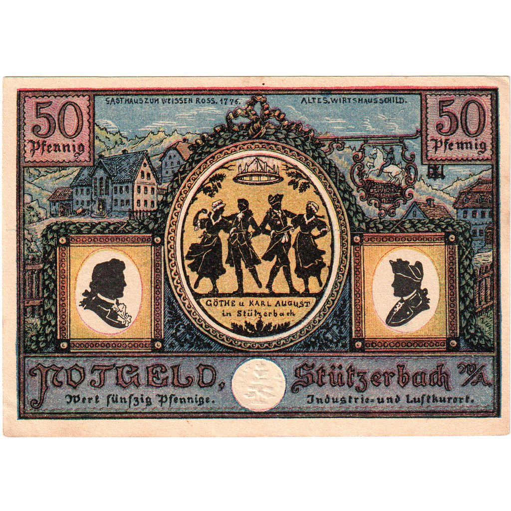 Deutschland, Stützerbach, 50 Pfennig, UNZ-