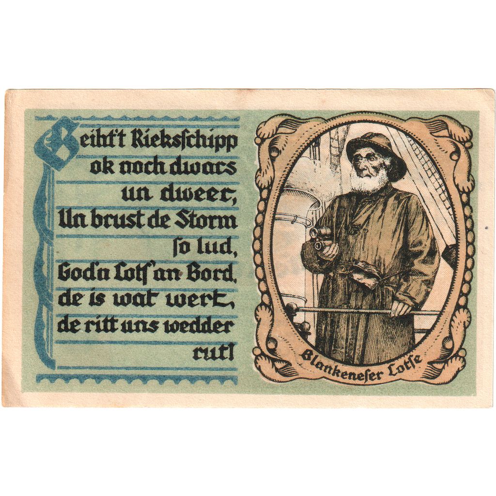 Duitsland, Blankenese, 50 Pfennig, 1921-03-15, SUP