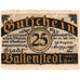 Duitsland, Ballenstedt am Harz, 25 Pfennig, 1920-09-28, TTB