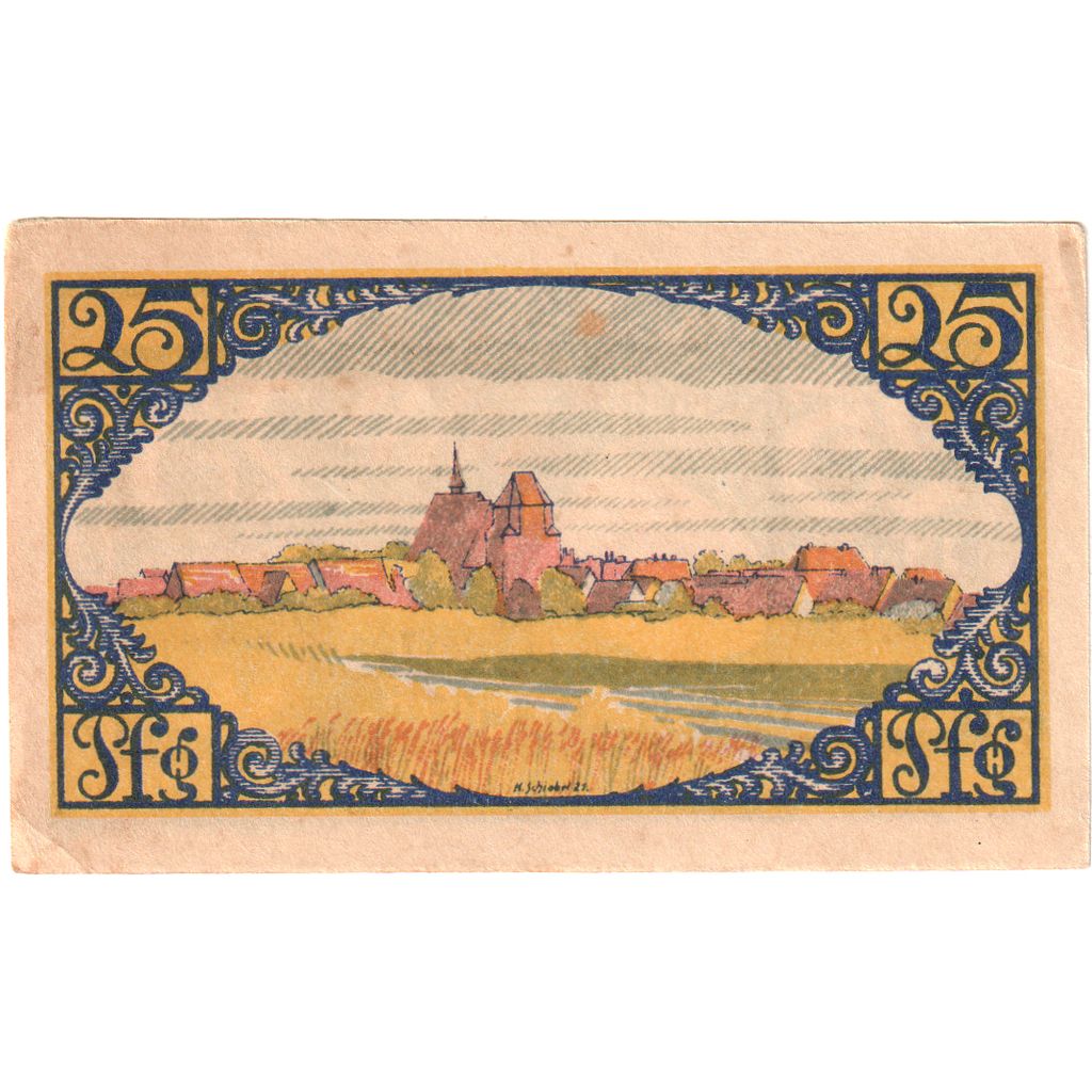 Duitsland, Brehna, 25 Pfennig, SUP