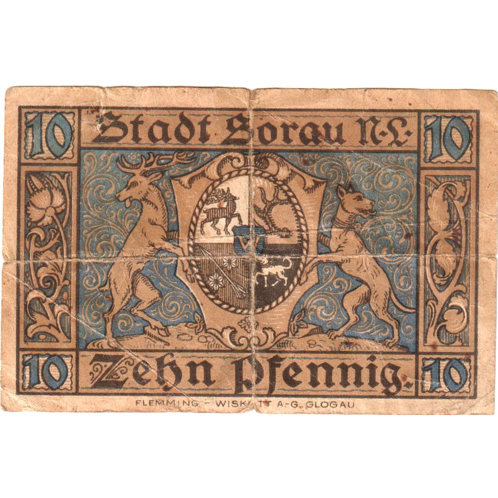 Deutschland, Sorau, 10 Pfennig, 1921-03-01, S