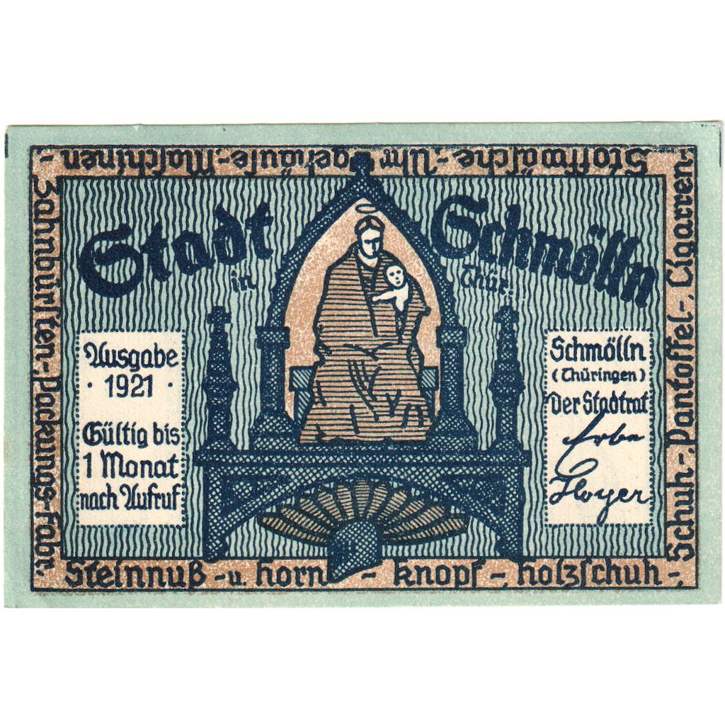 Duitsland, Schmolln, 50 Pfennig, SPL