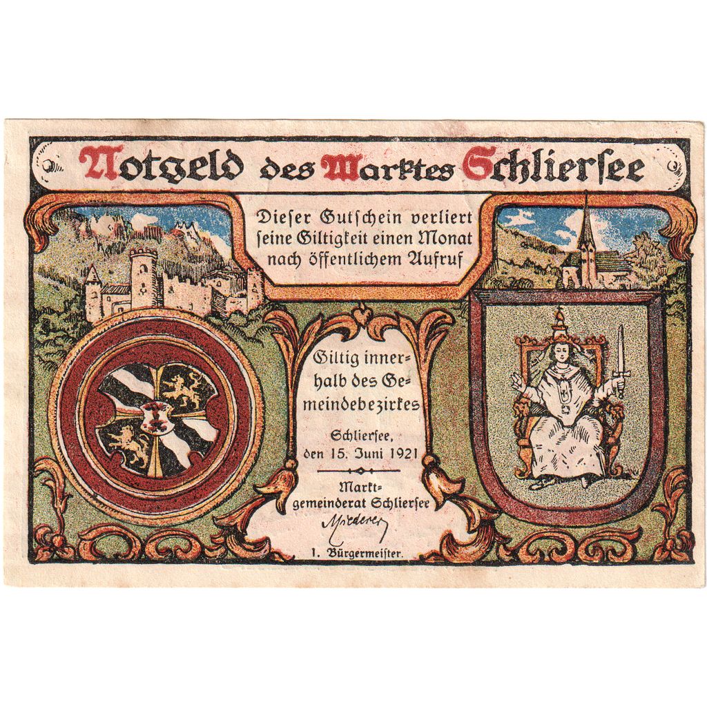 Alemania, Schliersee, 25 Pfennig, 1921-06-15, MBC+