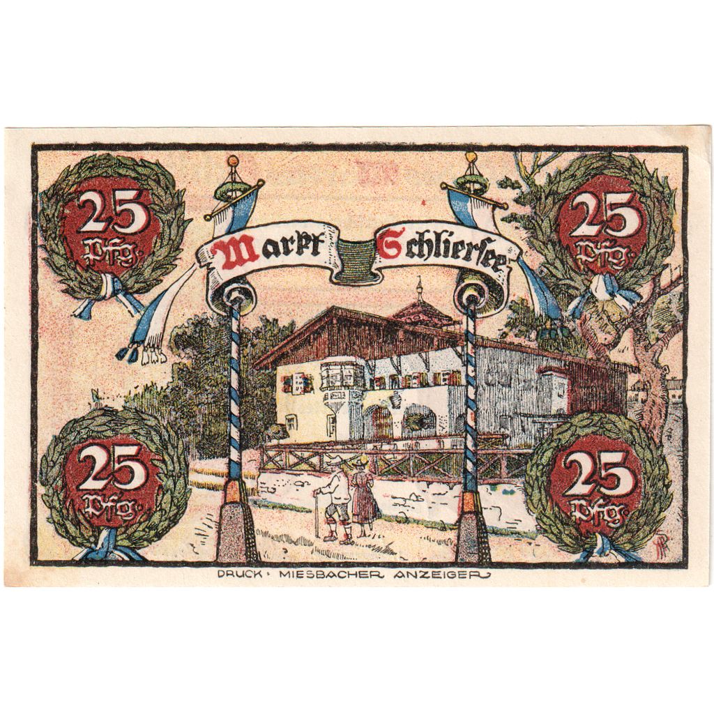 Germany, Schliersee, 25 Pfennig, 1921-06-15, UNC(63)