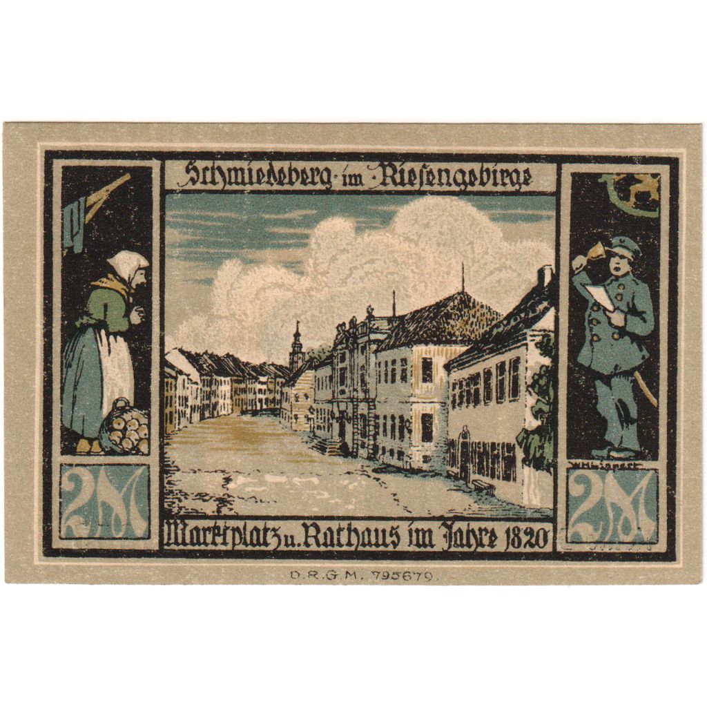 Deutschland, Schmiedeberg, 2 Mark, UNZ-