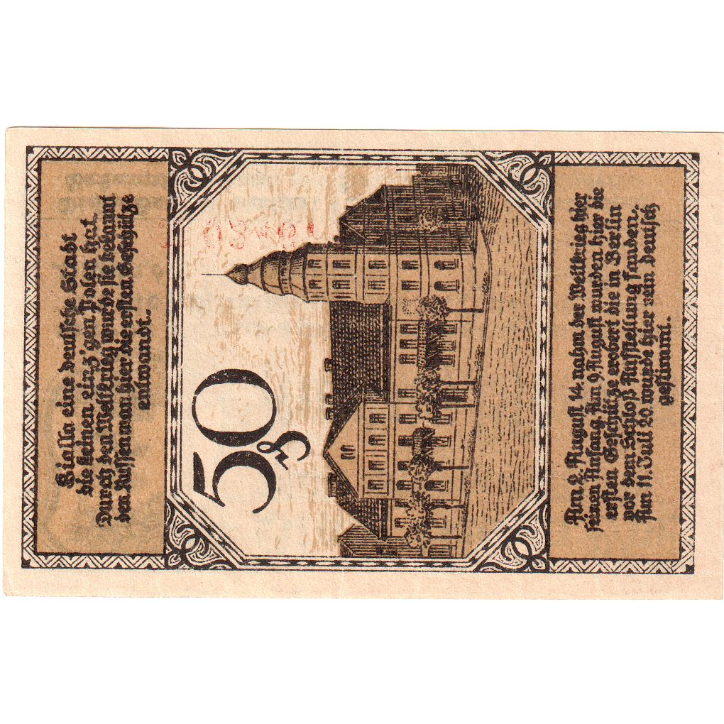 Deutschland, Bialla, 50 Pfennig, 1920-10-01, UNZ-