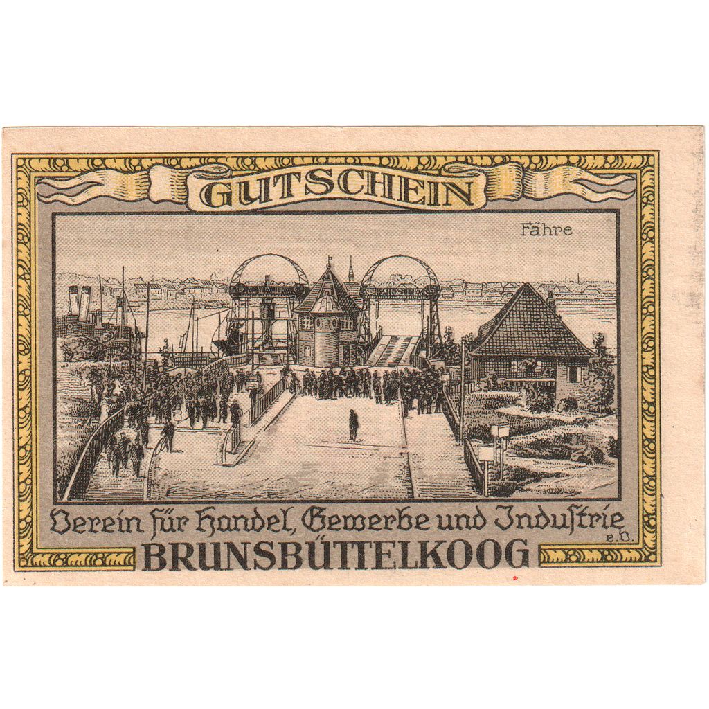 Duitsland, Brunsbüttelkoog, 50 Pfennig, 1922-01-31, SPL