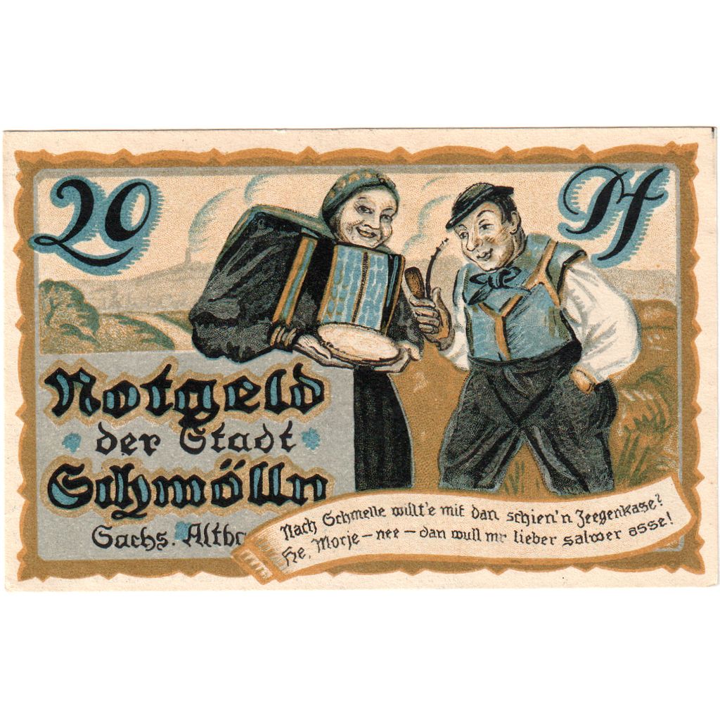 Duitsland, Schmolln, 20 Pfennig, SPL