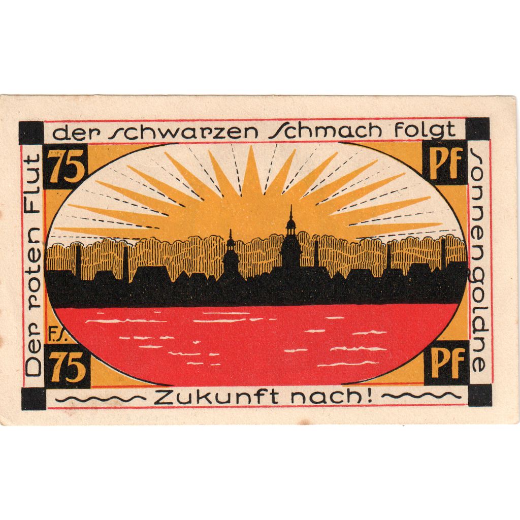 Duitsland, Schmolln, 75 Pfennig, SUP