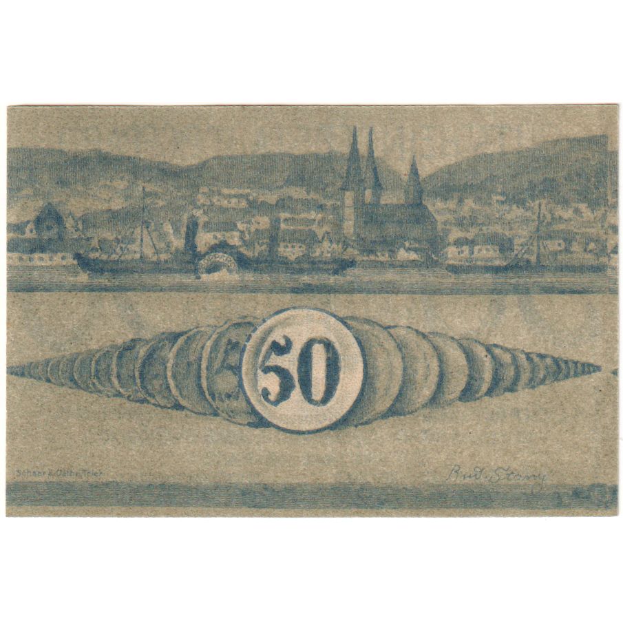 Duitsland, Boppard, 50 Pfennig, 1920-12-31, SPL