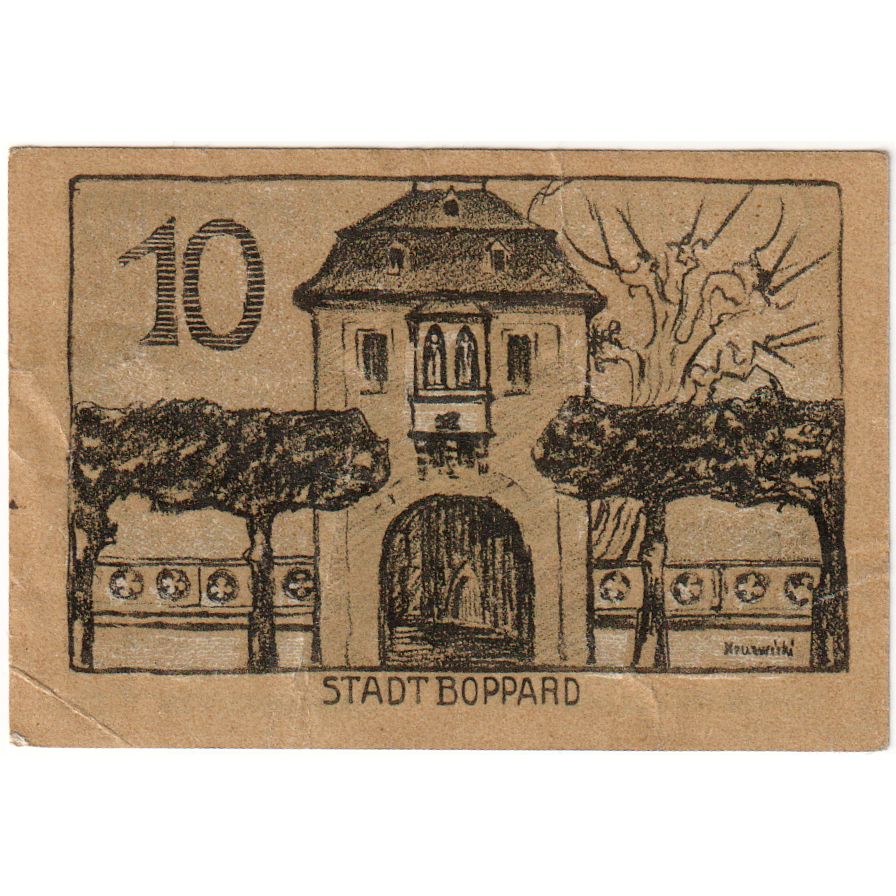 Duitsland, Boppard, 10 Pfennig, 1920-12-31, TTB
