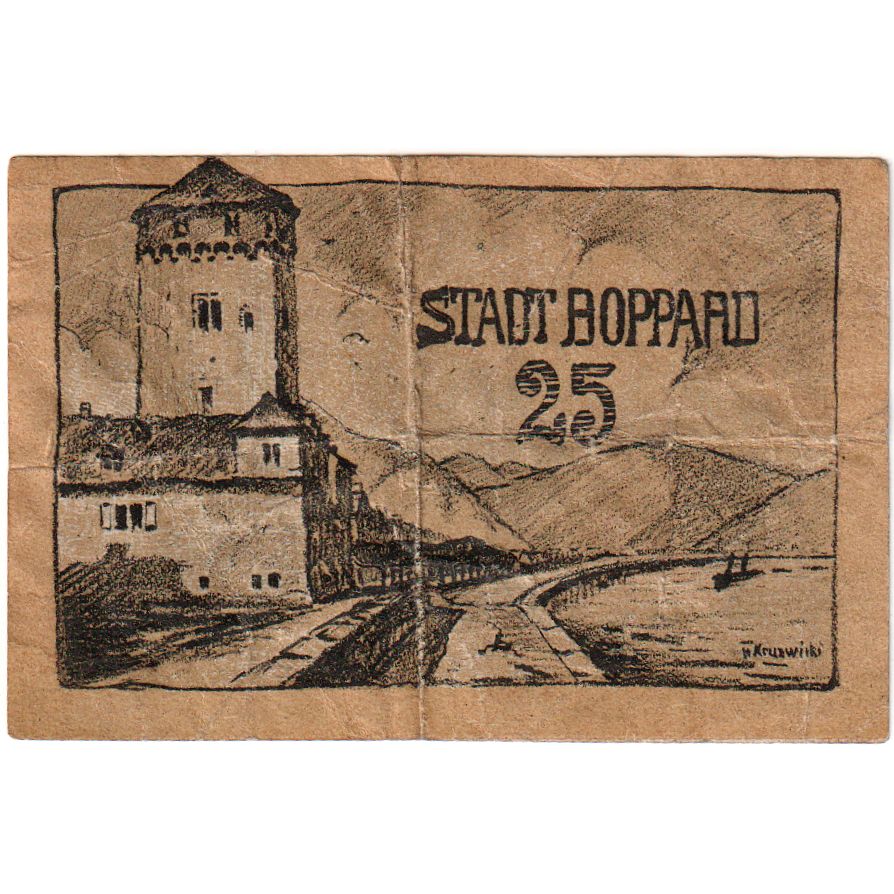 Duitsland, Boppard, 25 Pfennig, 1920-12-31, TB