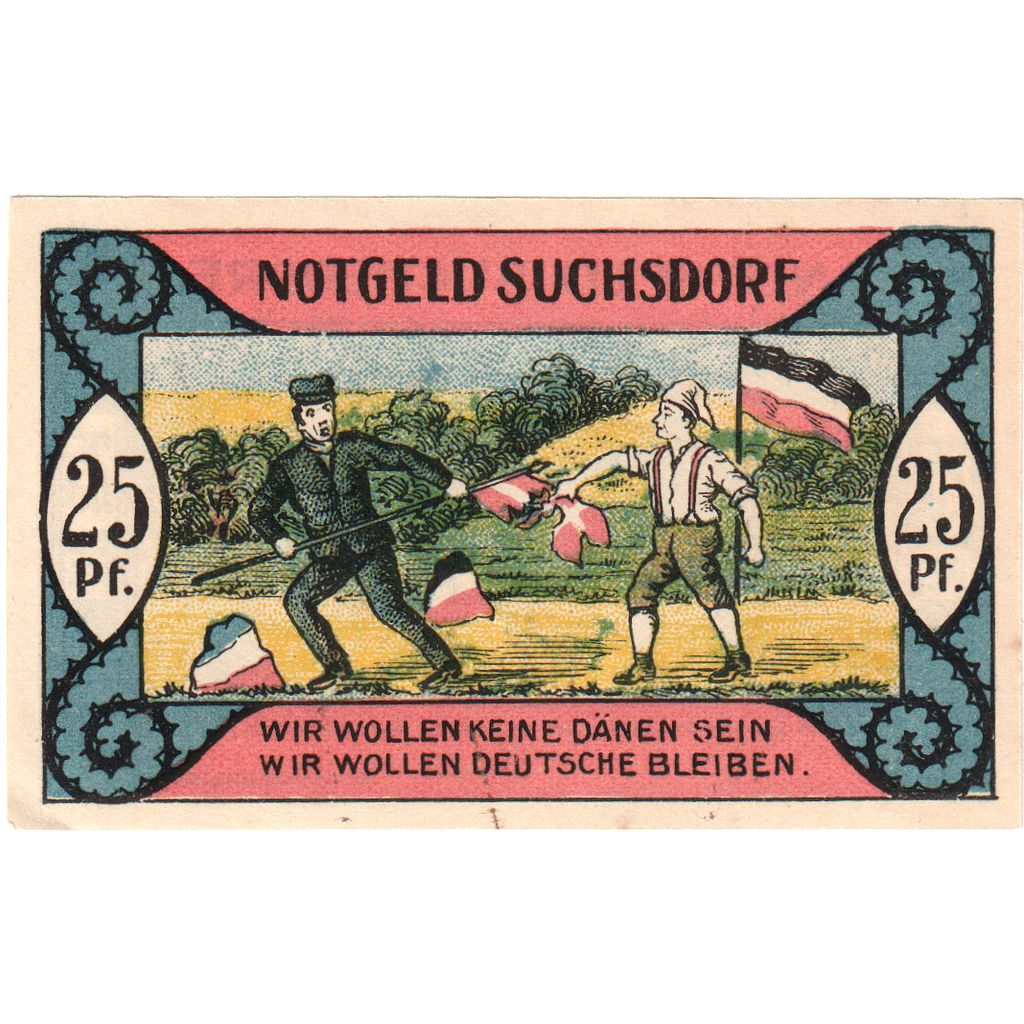 Alemanha, Suchsdorf, 25 Pfennig, 1921-08-31, UNC(63)