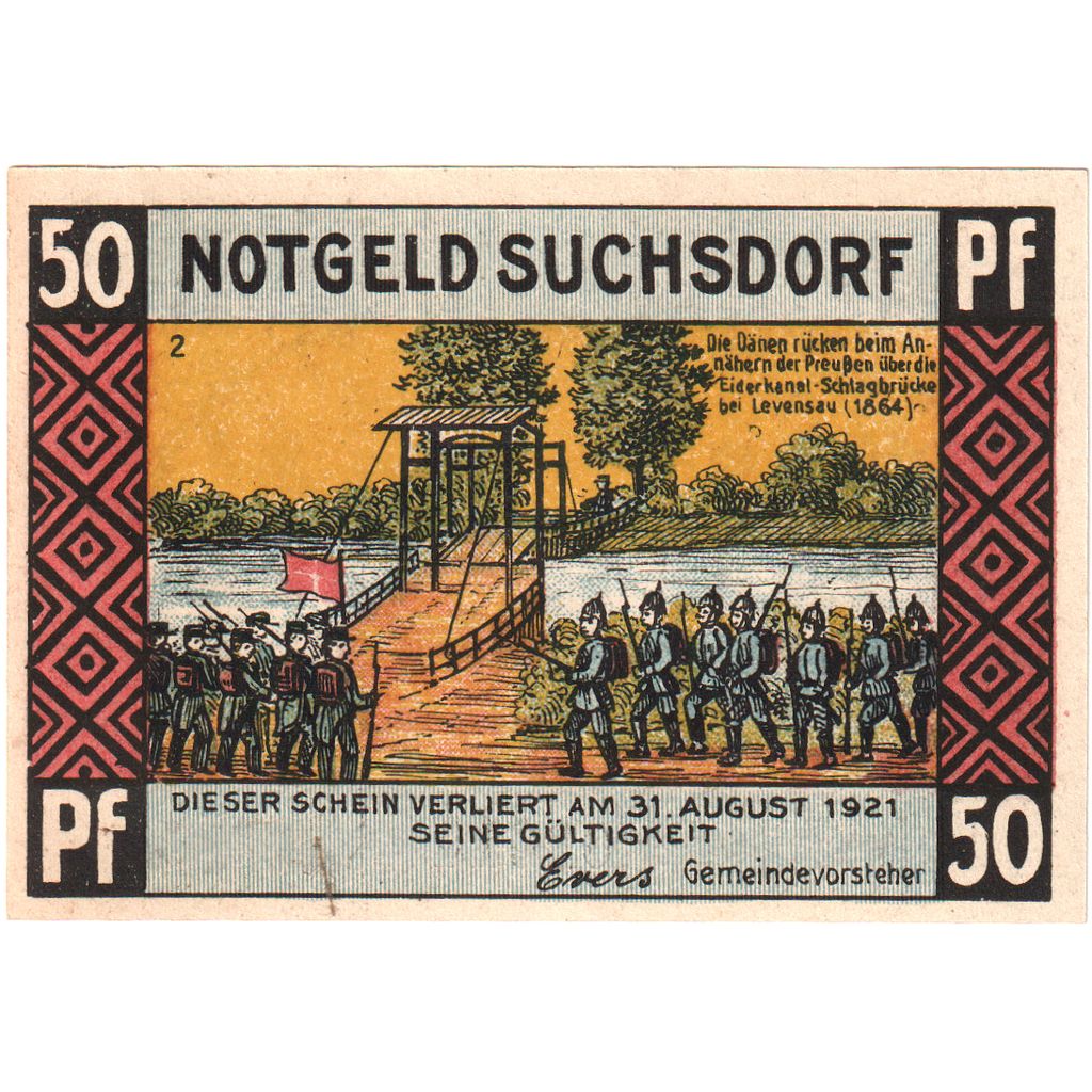 Deutschland, Suchsdorf, 50 Pfennig, 1921-08-31, UNZ-