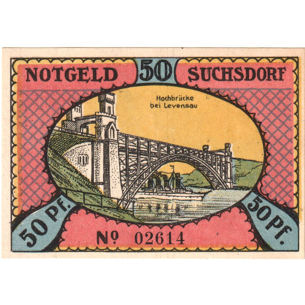 Deutschland, Suchsdorf, 50 Pfennig, 1921-08-31, UNZ-