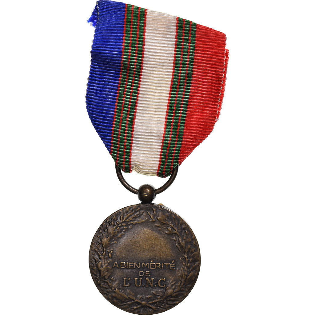 France, Union Nationale des Combattants, WAR, Medal, Uncirculated, Bronze, 33