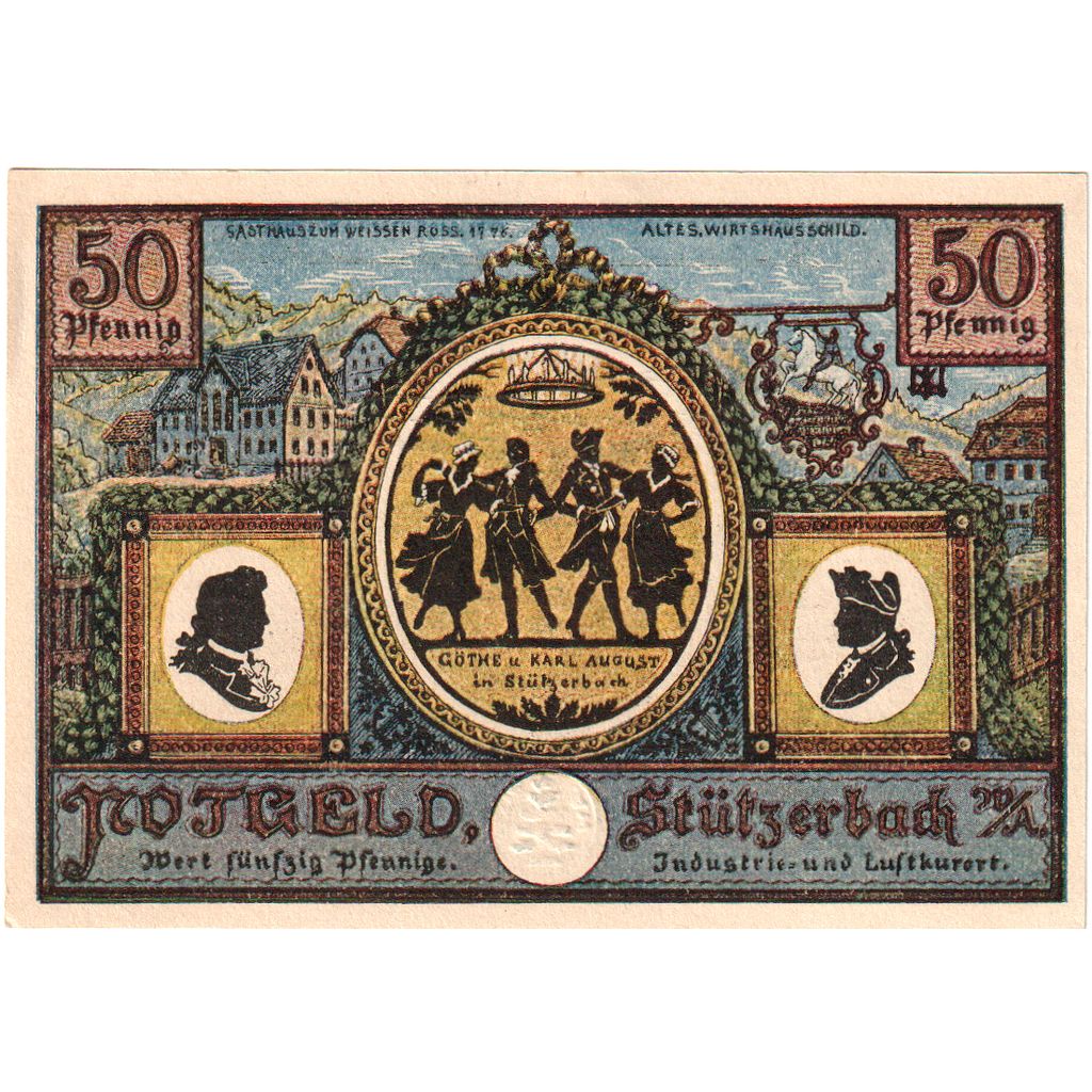 Deutschland, Stützerbach, 50 Pfennig, UNZ-