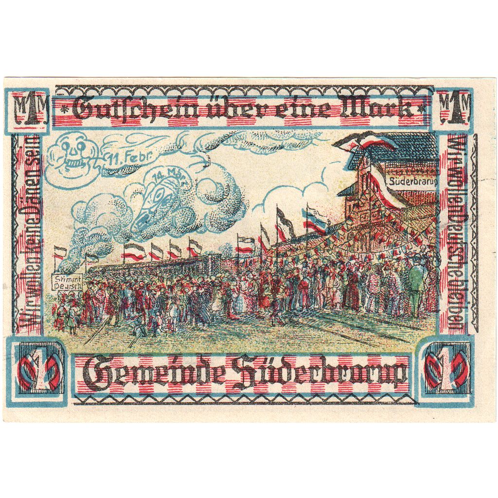 Deutschland, Suderbrarup, 1 Mark, UNZ-