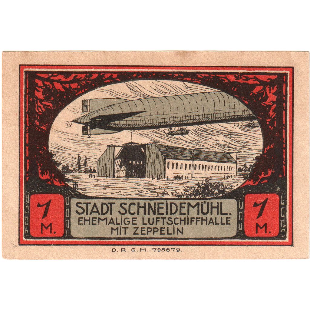 Deutschland, Schneidemuhl, 1 Mark, VZ