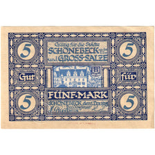Germany, Schönebeck und Gross-Salze, 5 Mark, 1918-12-01, UNC(63)