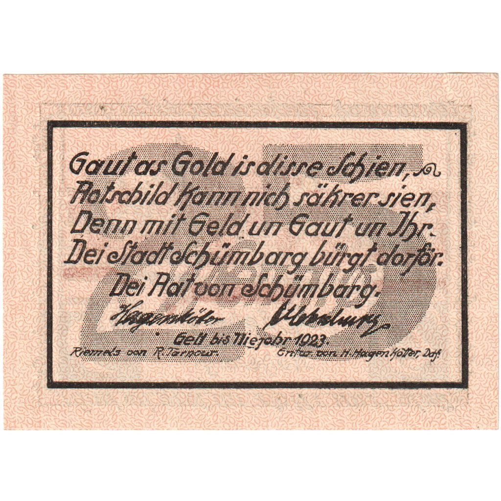 Deutschland, Schönberg, 25 Pfennig, UNZ-