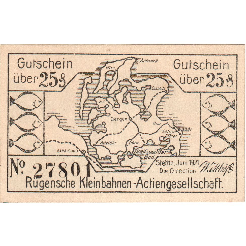 Deutschland, Stettin, 25 Pfennig, UNZ-