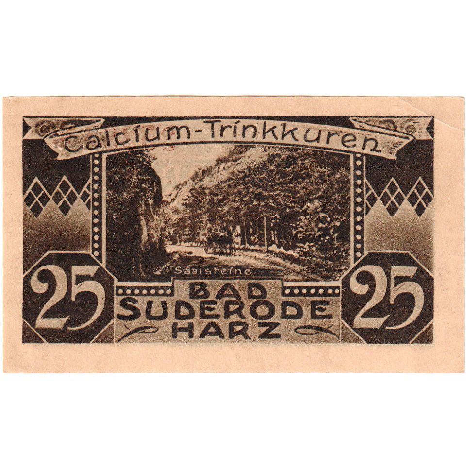 Duitsland, Bad Suderode Harz, 25 Pfennig, 1921-05-13, SPL