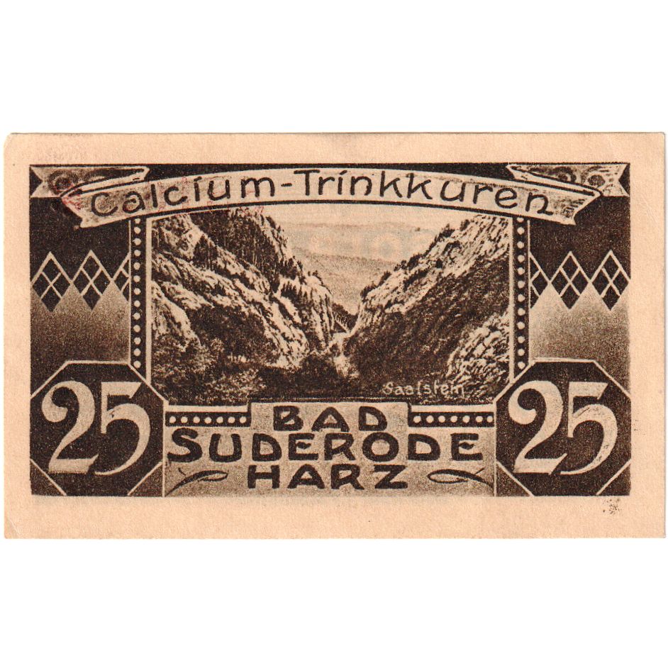 Duitsland, Bad Suderode Harz, 25 Pfennig, 1921-05-13, SPL