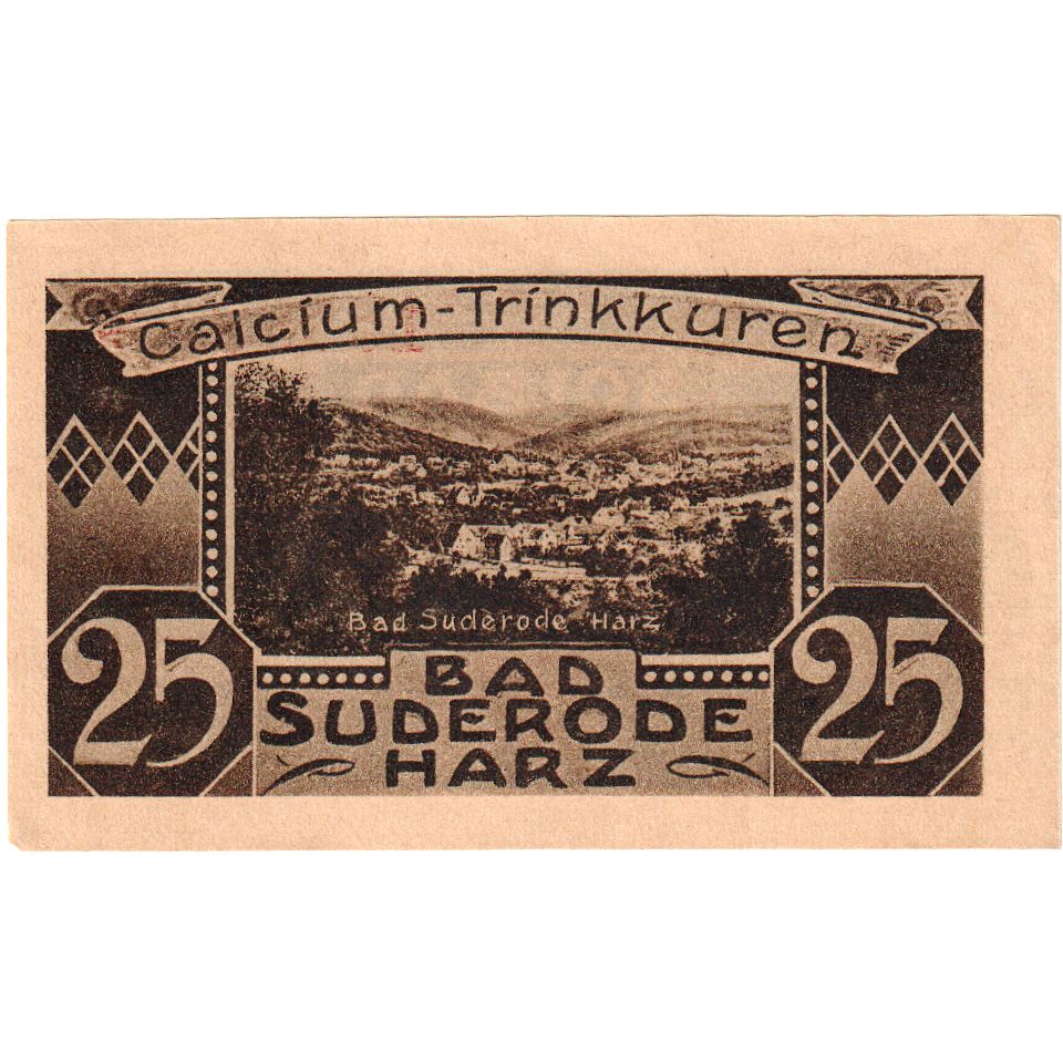 Duitsland, Bad Suderode Harz, 25 Pfennig, 1921-05-13, SPL