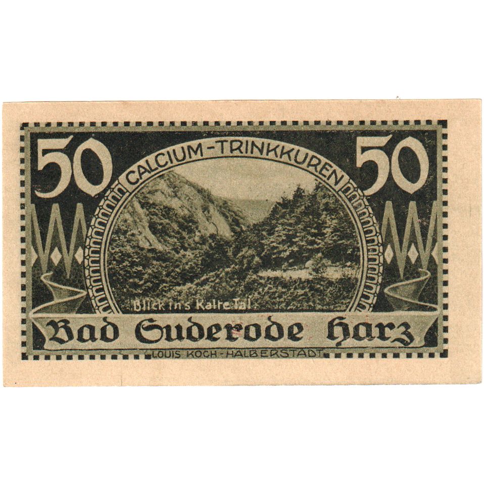 Duitsland, Bad Suderode Harz, 50 Pfennig, 1921-05-13, SPL