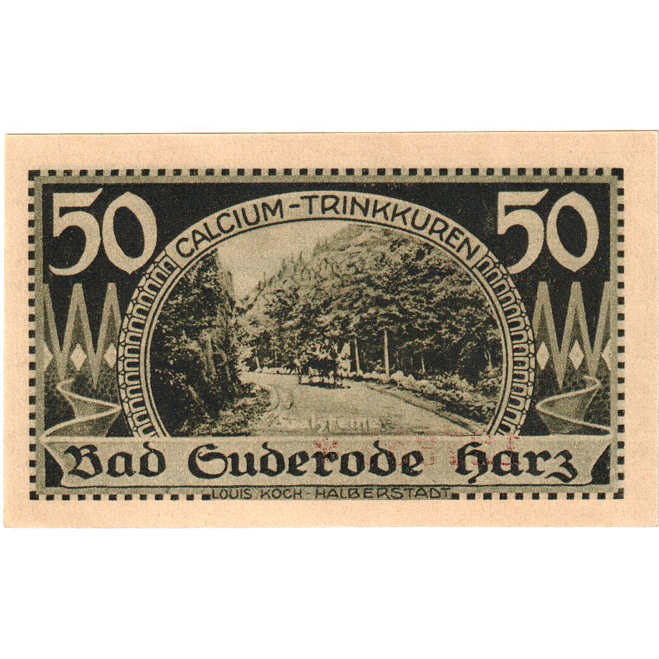 Duitsland, Bad Suderode Harz, 50 Pfennig, 1921-05-13, SPL