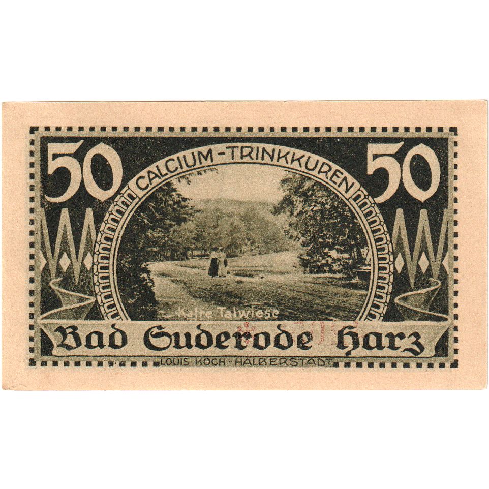 Duitsland, Bad Suderode Harz, 50 Pfennig, 1921-05-13, SPL