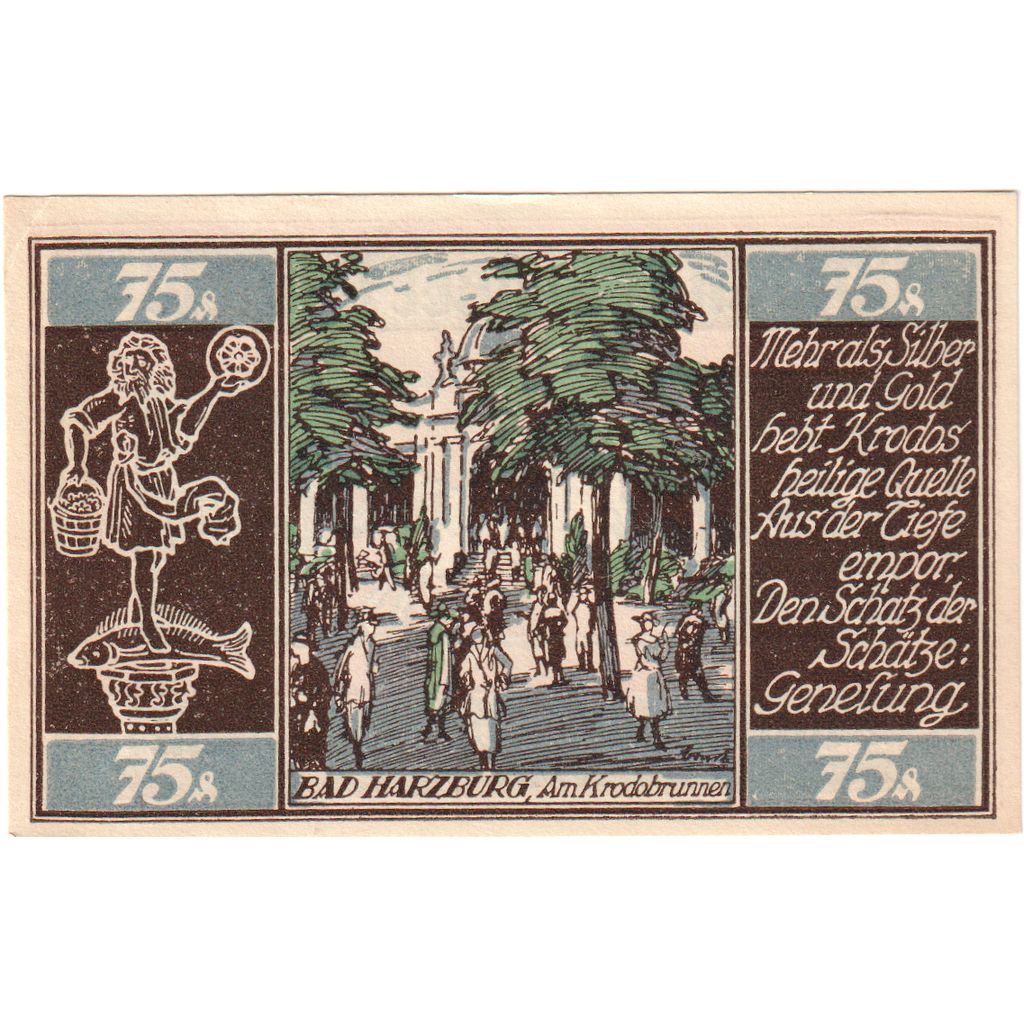 Niemcy, Braunschweiger, 75 Pfennig, 1921-05-01, UNC(63)