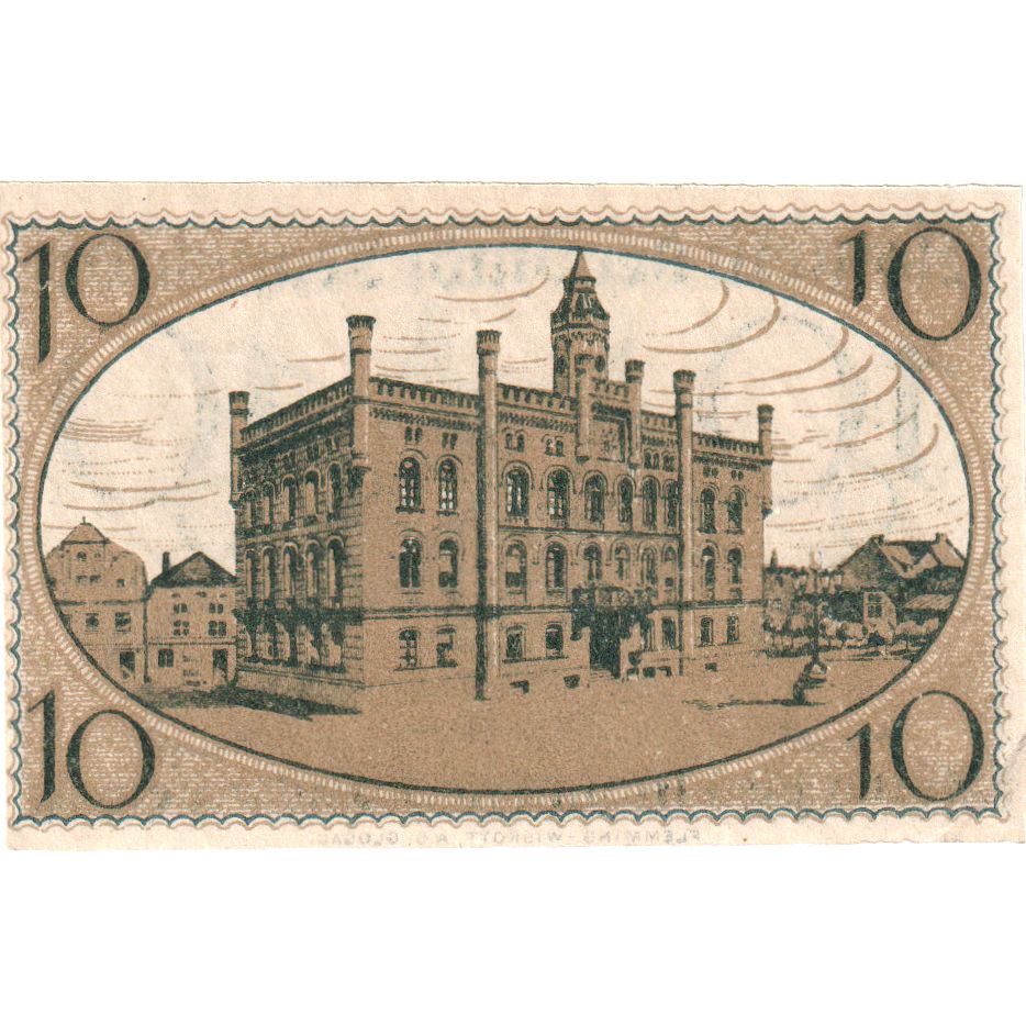 Germany, Fraustadt, 10 Pfennig, UNC(63)