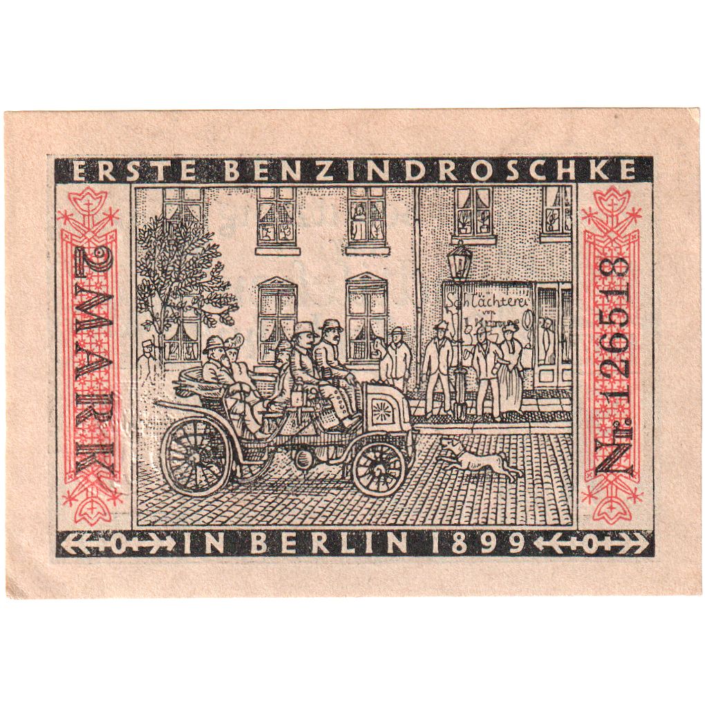 Niemcy, Berlin, 2 Mark, 1922-03-01, UNC(63)