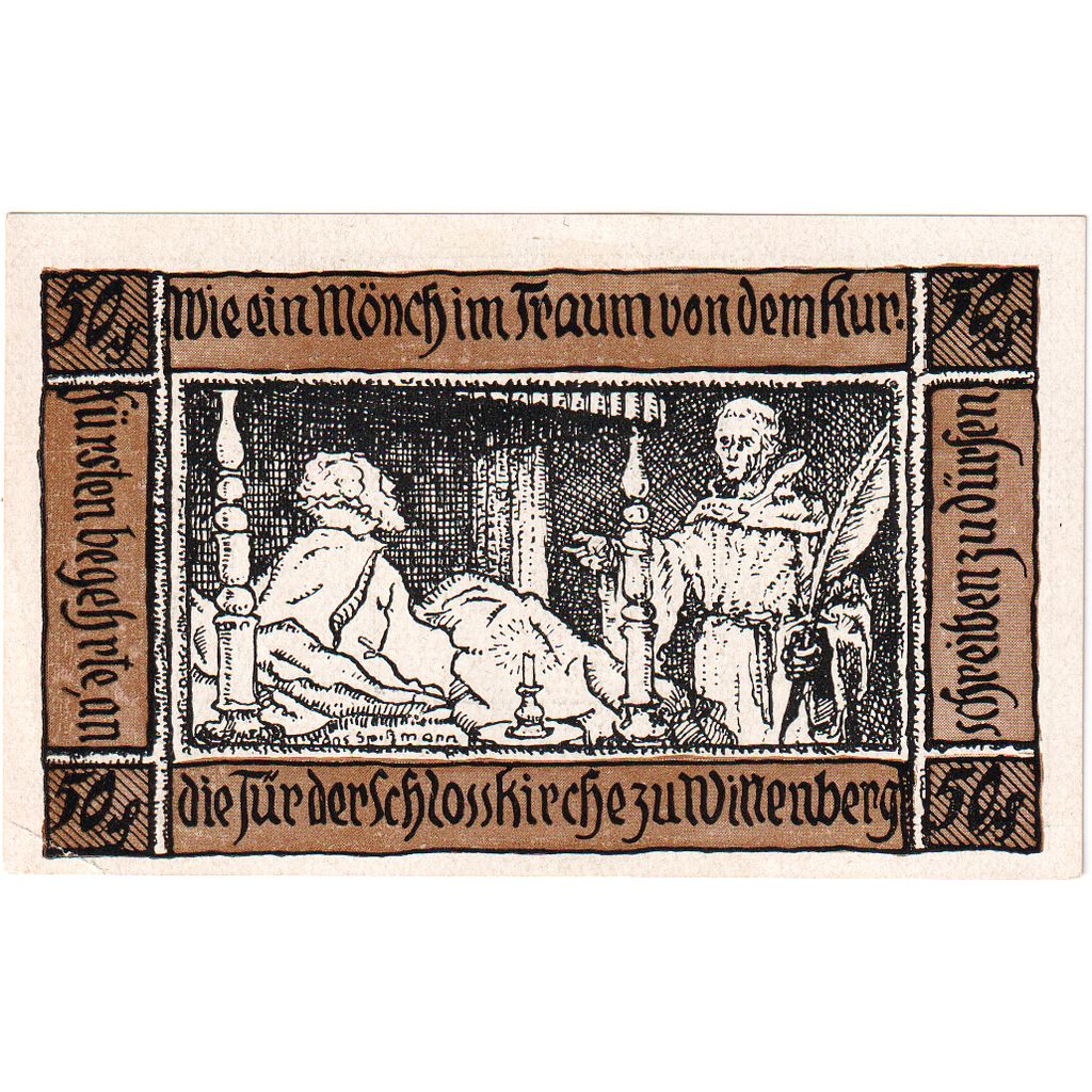 Deutschland, Schweinitz, 50 Pfennig, 1921-06-01, UNZ-