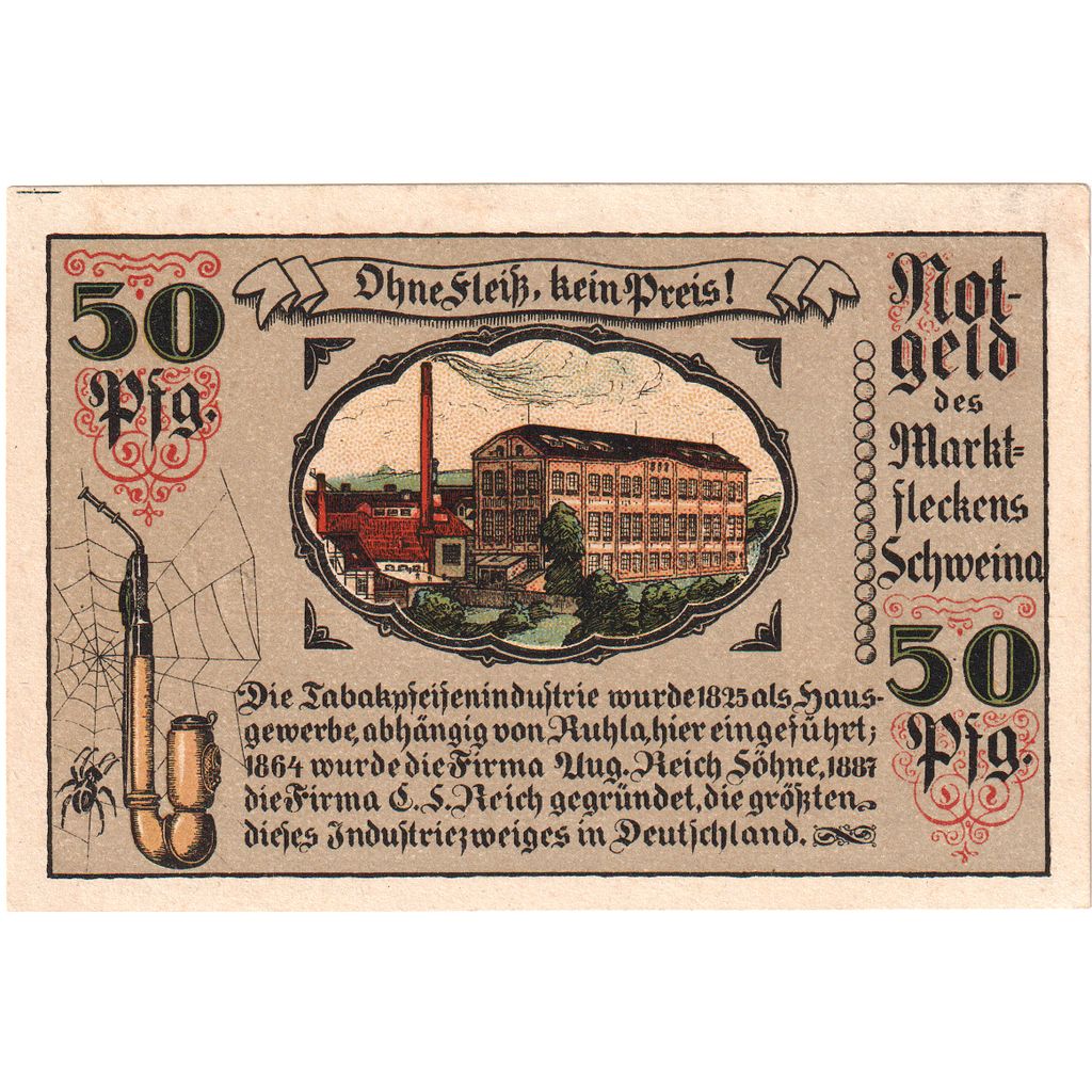 Deutschland, Schweina, 50 Pfennig, 1921-09-20, UNZ-