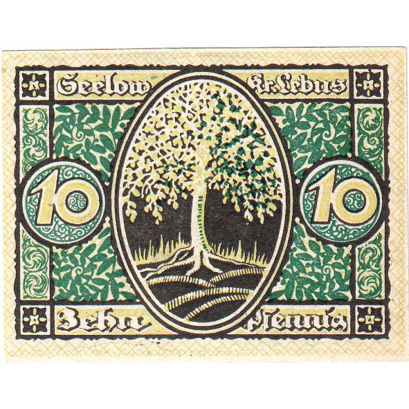 Niemcy, Seelow, 10 Pfennig, 1920-07-01, UNC(63)