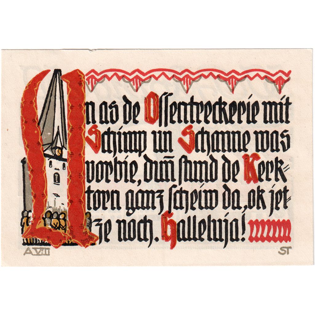 Niemcy, Schoppenstedt, 50 Pfennig, 1921-12-31, UNC(63)