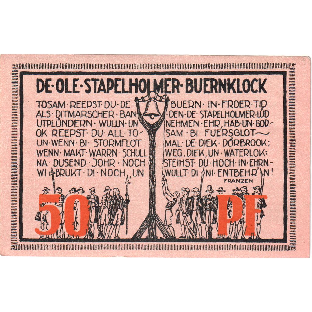 Niemcy, Seeth, 50 Pfennig, 1922-04-30, UNC(63)