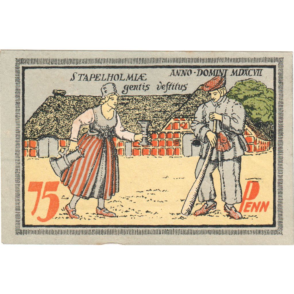 Niemcy, Seeth, 75 Pfennig, 1922-04-30, UNC(63)