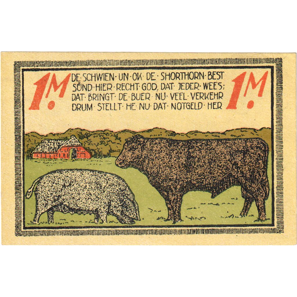 Allemagne, Seeth, 1 Mark, 1922-04-30, SPL