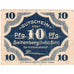 Niemcy, Seitenberg, 10 Pfennig, VF(30-35)