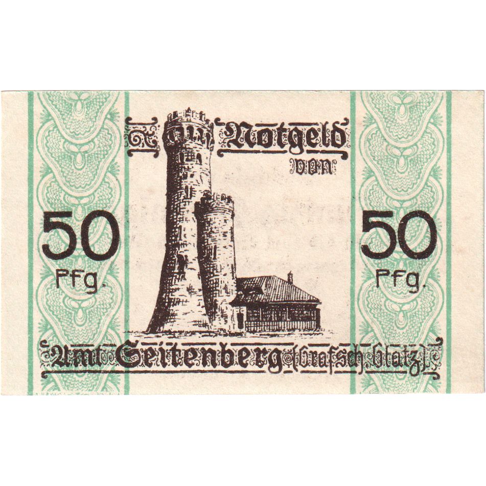 Niemcy, Seitenberg, 50 Pfennig, 1920-09-02, UNC(63)