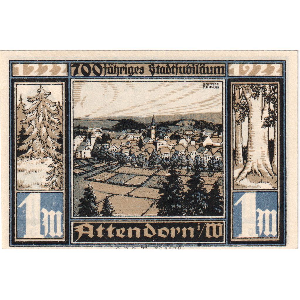 Duitsland, Attendorn, 1 Mark, SPL