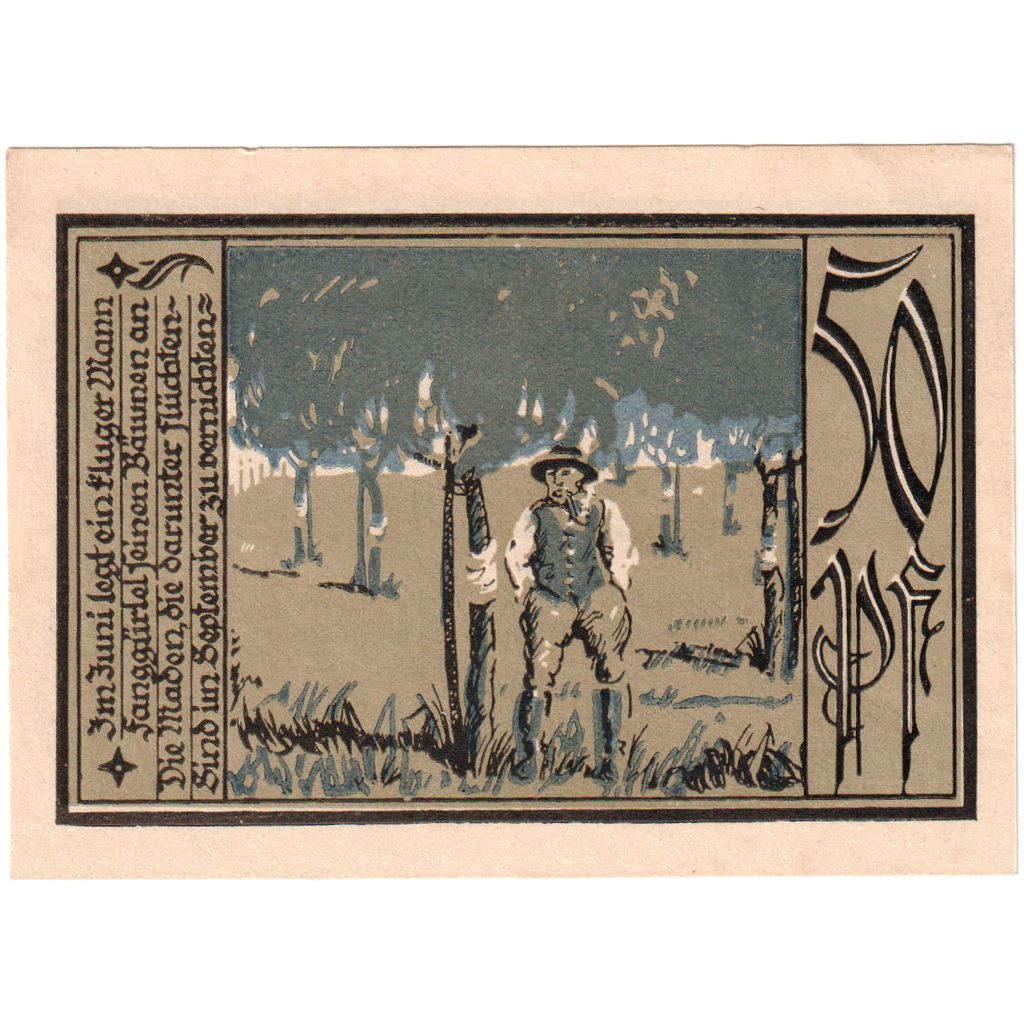 Duitsland, Aschersleben, 50 Pfennig, 1921-12-01, SPL